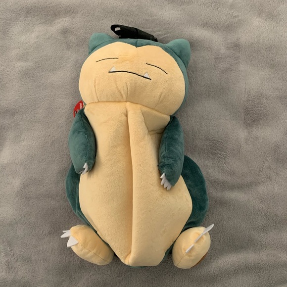 pokemon snorlax plush backpack